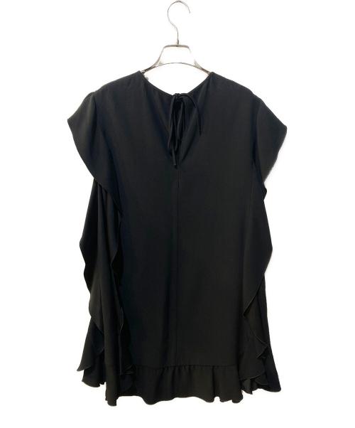 RED VALENTINO（レッドヴァレンティノ）RED VALENTINO (レッドヴァレンティノ) ノースリーブワンピース ブラック サイズ:38の古着・服飾アイテム