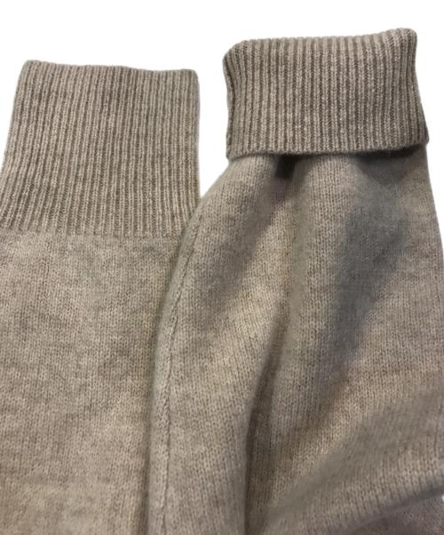 CLANE（クラネ）CLANE (クラネ) W FACE CENTER SLIT KNIT TOPS ベージュ サイズ:1の古着・服飾アイテム