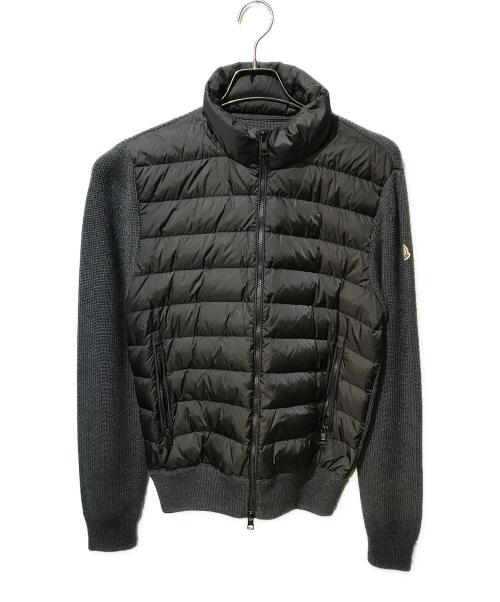 MONCLER（モンクレール）MONCLER (モンクレール) MAGLIONE TRICOT CARDIGAN グレー サイズ:Mの古着・服飾アイテム