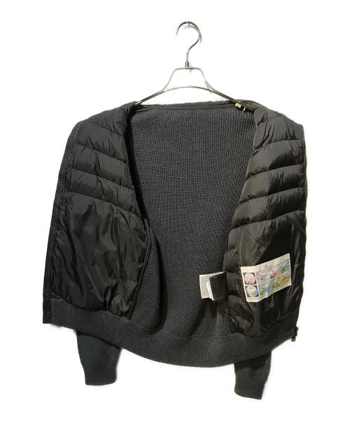 MONCLER（モンクレール）MONCLER (モンクレール) MAGLIONE TRICOT CARDIGAN グレー サイズ:Mの古着・服飾アイテム