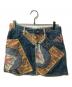 Hysteric Glamour（ヒステリックグラマー）の古着「総柄デニムミニスカート」｜ブルー