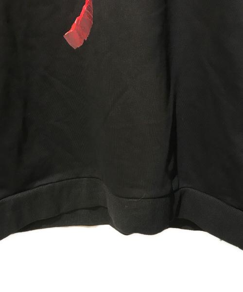 pinkspink（ピンクスピンク）pinkspink (ピンクスピンク) diamond rope hoodie ブラック×レッド サイズ:Mの古着・服飾アイテム