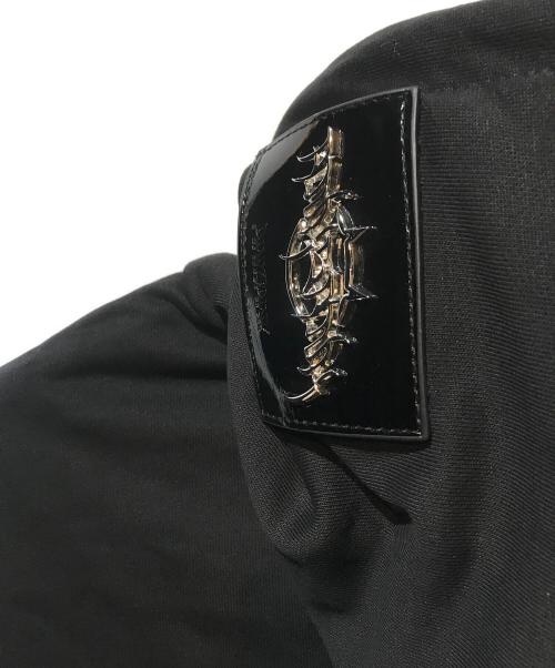 pinkspink（ピンクスピンク）pinkspink (ピンクスピンク) diamond rope hoodie ブラック×レッド サイズ:Mの古着・服飾アイテム