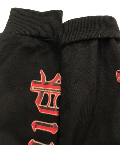 pinkspink（ピンクスピンク）pinkspink (ピンクスピンク) diamond rope hoodie ブラック×レッド サイズ:Mの古着・服飾アイテム