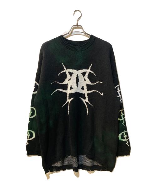 pinkspink（ピンクスピンク）pinkspink (ピンクスピンク) オーバーサイズニット ブラック サイズ:Mの古着・服飾アイテム