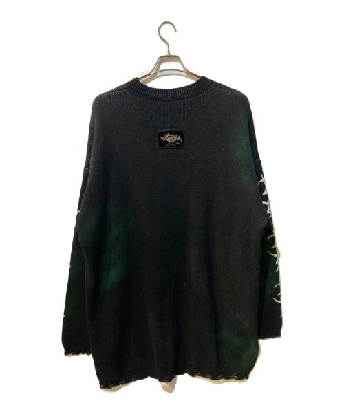 pinkspink（ピンクスピンク）pinkspink (ピンクスピンク) オーバーサイズニット ブラック サイズ:Mの古着・服飾アイテム