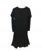 UN3D.アンスリード）の古着「メッシュスリーブワンピース」｜ブラック