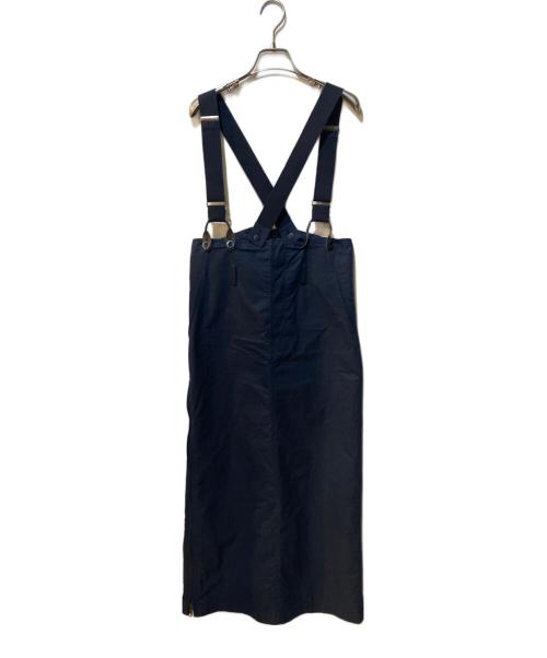 ETRE（エトレ）ETRE (エトレ) ハイライズワイドサススカート ネイビー サイズ:Sの古着・服飾アイテム