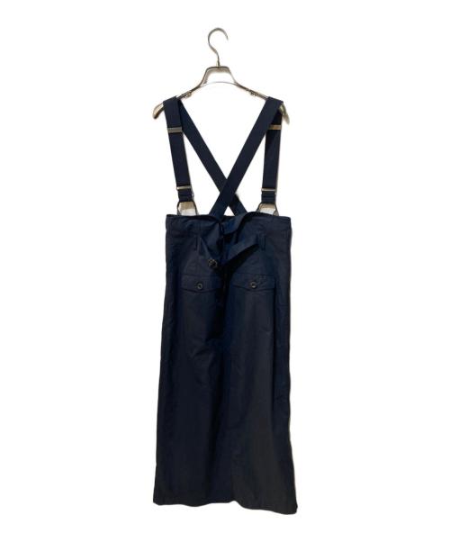 ETRE（エトレ）ETRE (エトレ) ハイライズワイドサススカート ネイビー サイズ:Sの古着・服飾アイテム