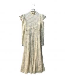 Lily Brown（リリーブラウン）の古着「バックオープンカットワンピース」｜アイボリー