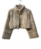 DazzliNダズリン）の古着「ショートビットフェイクファーコート」｜ブラウン