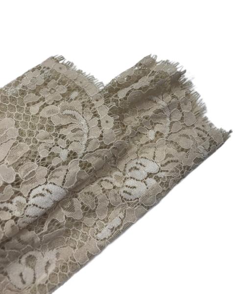 CELFORD（セルフォード）CELFORD (セルフォード) ボウタイ レース ワンピース ベージュ サイズ:Mの古着・服飾アイテム