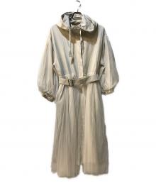 la belle etude（ラベルエチュード）の古着「フーディチュールロングコート」｜ベージュ