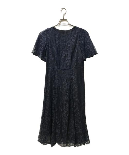 23区（ニジュウサンク）23区 (ニジュウサンク) 【APPLAUDIR】エアリーレース ドレス ネイビー サイズ:38の古着・服飾アイテム