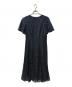 23区（ニジュウサンク）の古着「【APPLAUDIR】エアリーレース ドレス」｜ネイビー