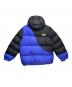 THE NORTH FACE (ザ ノース フェイス) YINKA ILORI (インカ・イロリ) キルテッド ナイロン ダウン パッファー ジャケット ブルー×ブラック サイズ:L：35000円