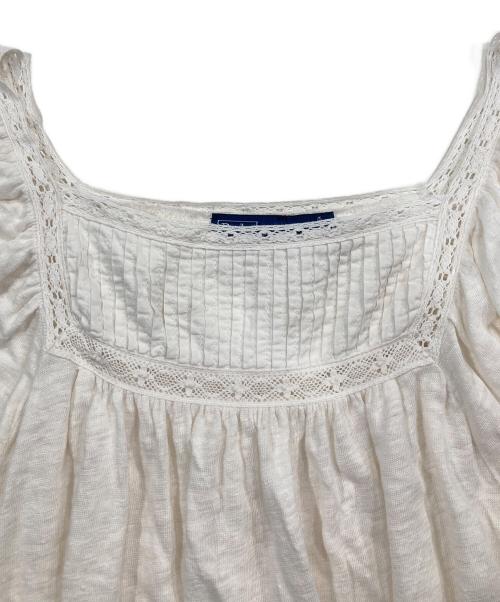 POLO RALPH LAUREN（ポロ・ラルフローレン）POLO RALPH LAUREN (ポロ・ラルフローレン) レースブラウス アイボリー サイズ:XSの古着・服飾アイテム