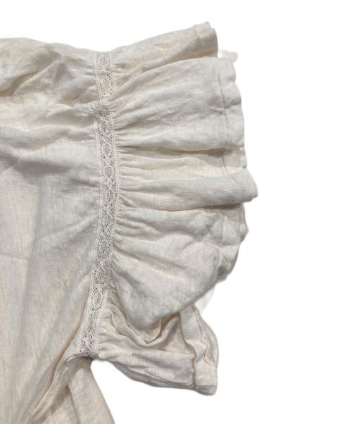 POLO RALPH LAUREN（ポロ・ラルフローレン）POLO RALPH LAUREN (ポロ・ラルフローレン) レースブラウス アイボリー サイズ:XSの古着・服飾アイテム