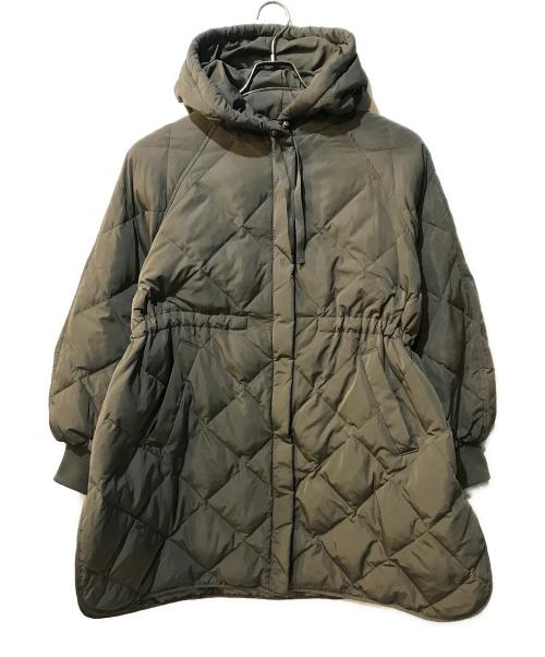 URBAN RESEARCH（アーバンリサーチ）URBAN RESEARCH (アーバンリサーチ) キルティングドロストダウンコート カーキ サイズ:Freeの古着・服飾アイテム