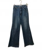 Snidelスナイデル）の古着「Sustainableストレッチフレアデニムパンツ」｜インディゴ