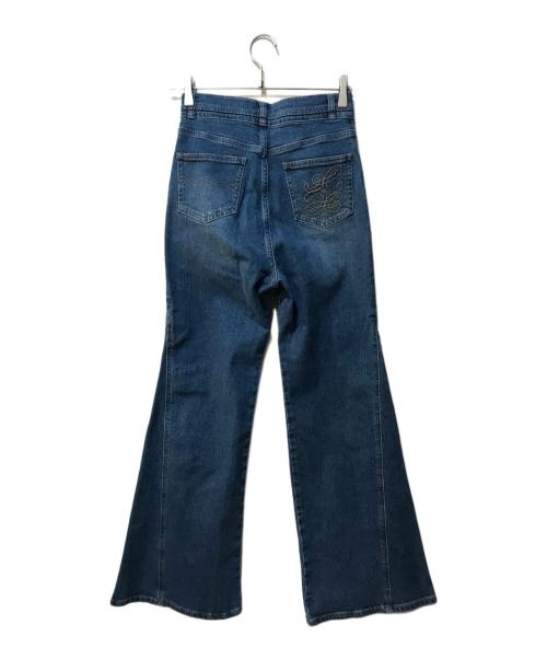 Snidel（スナイデル）Snidel (スナイデル) Sustainableストレッチフレアデニムパンツ インディゴ サイズ:1の古着・服飾アイテム