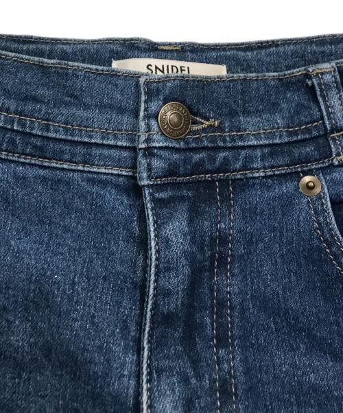 Snidel（スナイデル）Snidel (スナイデル) Sustainableストレッチフレアデニムパンツ インディゴ サイズ:1の古着・服飾アイテム