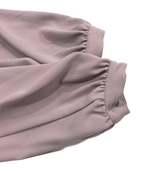 HER LIP TO（ハーリップトゥ）HER LIP TO (ハーリップトゥ) La Rochelle Pleated Dress ピンク サイズ:Mの古着・服飾アイテム