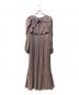 HER LIP TO（ハーリップトゥ）の古着「La Rochelle Pleated Dress」｜ピンク