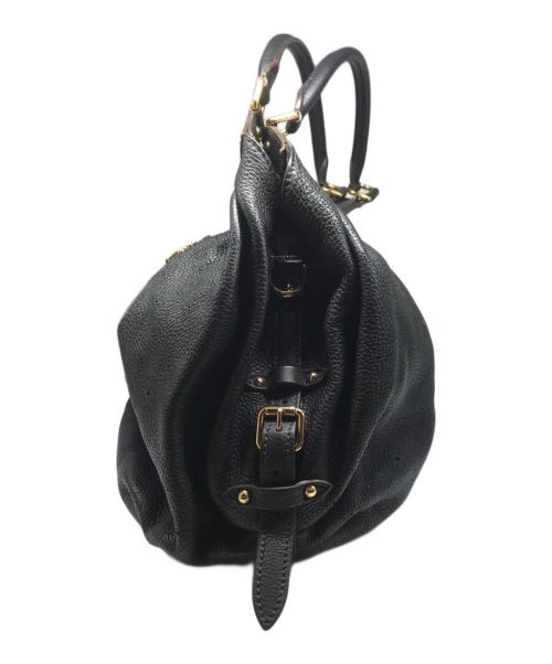 LOUIS VUITTON（ルイ ヴィトン）LOUIS VUITTON (ルイ ヴィトン) マヒナ L ハンドバッグ ブラックの古着・服飾アイテム