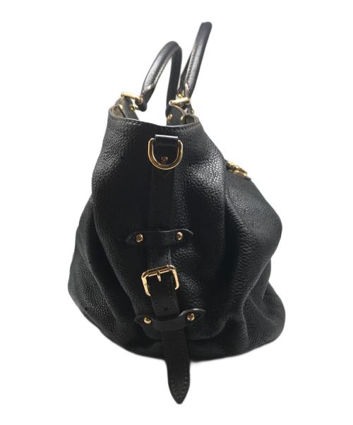 LOUIS VUITTON（ルイ ヴィトン）LOUIS VUITTON (ルイ ヴィトン) マヒナ L ハンドバッグ ブラックの古着・服飾アイテム