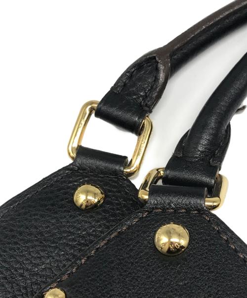 LOUIS VUITTON（ルイ ヴィトン）LOUIS VUITTON (ルイ ヴィトン) マヒナ L ハンドバッグ ブラックの古着・服飾アイテム