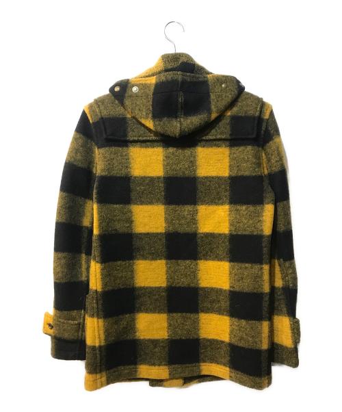 GLOVER ALL（グローバーオール）GLOVER ALL (グローバーオール) チェックダッフルコート イエロー サイズ:36の古着・服飾アイテム