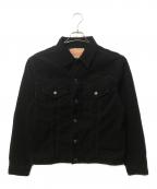 MASSESマシス）の古着「コーデュロイジャケット」｜ブラック