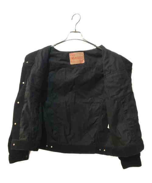 MASSES（マシス）MASSES (マシス) コーデュロイジャケット ブラック サイズ:Mの古着・服飾アイテム
