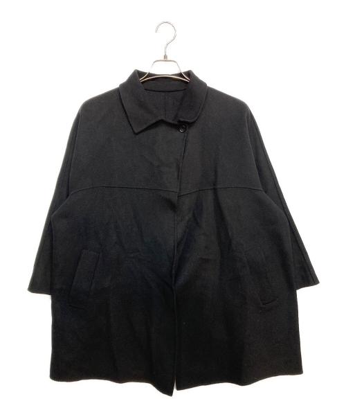 DRESSTERIOR（ドレステリア）DRESSTERIOR (ドレステリア) ドルマンスリーブリバーコート ブラック サイズ:36の古着・服飾アイテム