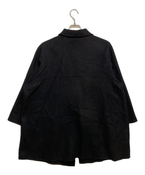 DRESSTERIOR（ドレステリア）DRESSTERIOR (ドレステリア) ドルマンスリーブリバーコート ブラック サイズ:36の古着・服飾アイテム