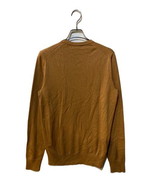FRED PERRY（フレッドペリー）FRED PERRY (フレッドペリー) Classic Crew Neck Jumper ブラウン サイズ:Sの古着・服飾アイテム