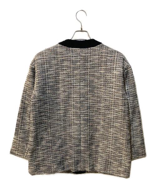 CELFORD（セルフォード）CELFORD (セルフォード) ループトリミングコート ブラック サイズ:38の古着・服飾アイテム