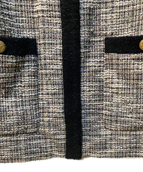 CELFORD（セルフォード）CELFORD (セルフォード) ループトリミングコート ブラック サイズ:38の古着・服飾アイテム