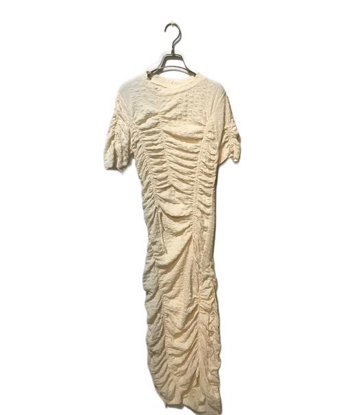 MAISON SPECIAL（メゾンスペシャル）MAISON SPECIAL (メゾンスペシャル) Shirring One-piece Dress ホワイト サイズ:FREE 未使用品の古着・服飾アイテム