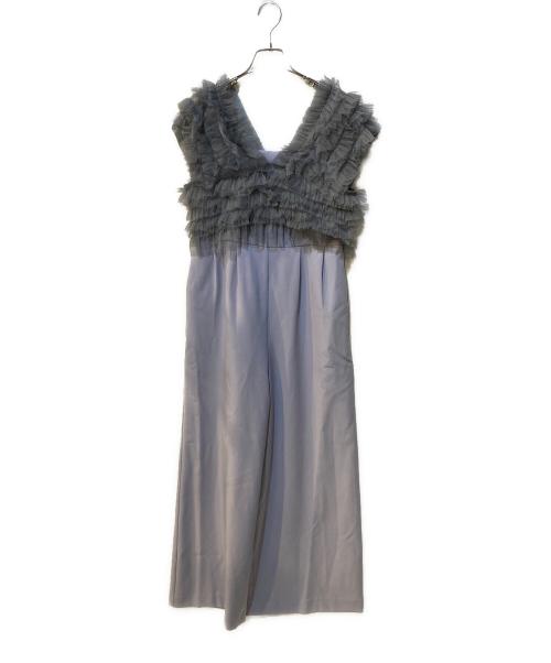 ANDRESD（アンドレスド）ANDRESD (アンドレスド) tulle vest aio dress ブルー サイズ:Mの古着・服飾アイテム