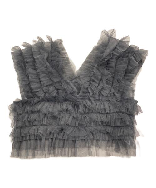 ANDRESD（アンドレスド）ANDRESD (アンドレスド) tulle vest aio dress ブルー サイズ:Mの古着・服飾アイテム