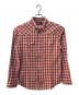 RRL（ダブルアールエル）の古着「チェックウエスタンシャツ」｜レッド