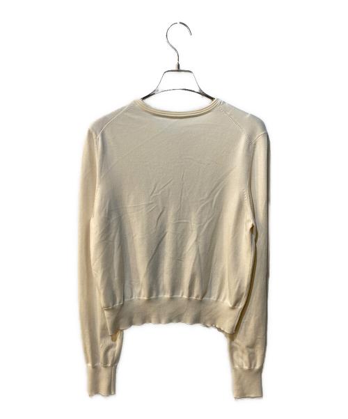 FRAY ID（フレイ アイディー）FRAY ID (フレイ アイディー) シルクブレンドベーシックカーディガン アイボリー サイズ:Freeの古着・服飾アイテム