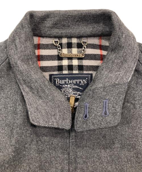 Burberry's（バーバリー）Burberry's (バーバリーズ) ハリントンジャケット グレー サイズ:Mの古着・服飾アイテム