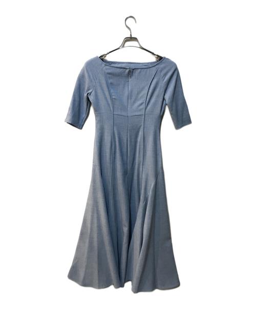 HER LIP TO（ハーリップトゥ）HER LIP TO (ハーリップトゥ) Martinique Tweed Dress ブルー サイズ:Sの古着・服飾アイテム