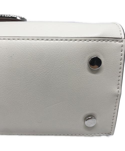 JILL BY JILLSTUART（ジル バイ ジルスチュアート）JILL BY JILLSTUART (ジル バイ ジルスチュアート) wink J ワンハンドル2wayフェイクファーバッグ ホワイトの古着・服飾アイテム