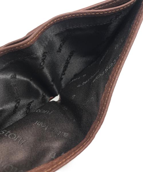 a.testoni（アテストーニ）a.testoni (アテストーニ) レザー カードケース ブラウンの古着・服飾アイテム