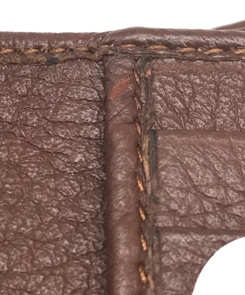 a.testoni（アテストーニ）a.testoni (アテストーニ) レザー カードケース ブラウンの古着・服飾アイテム