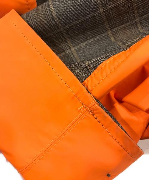 COMME des GARCONS JUNYA WATANABE MAN（コム デ ギャルソン ジュンヤ ワタナベ マン）COMME des GARCONS JUNYA WATANABE MAN (コム デ ギャルソン ジュンヤ ワタナベ マン) Buffalo man カラーブロックスモックパーカー オレンジ サイズ:Mの古着・服飾アイテム